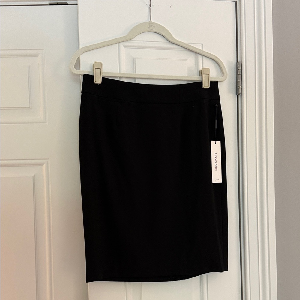 Calvin Klein Classic Black Pencil Skirt